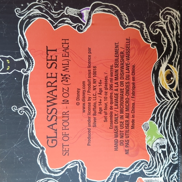 ❌SOLD❌ Disney ©️ Hocus Pocus Glassware Set - Picture 4 of 5